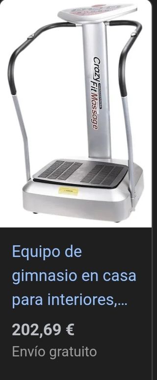 Crazy Fit Massage: Plataforma vibratoria