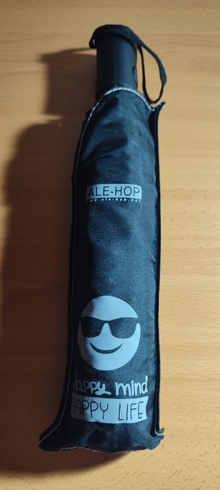 Paraguas Ale-Hop - Plegable - Negro