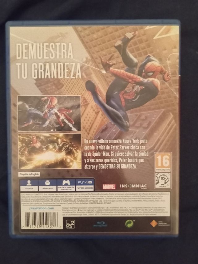 Marvel's Spider-Man PS4 (PlayStation 4)