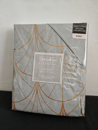 NUOVO Set letto Copripiumino + federe (King Size)