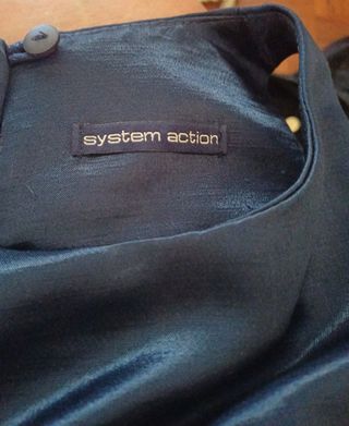 Top azul System Action - Talla M