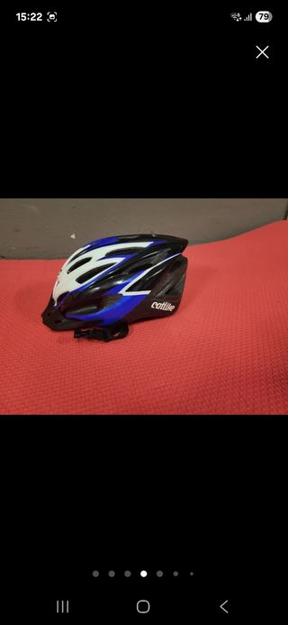 Casco bici MTB Catlike M azul-blanco