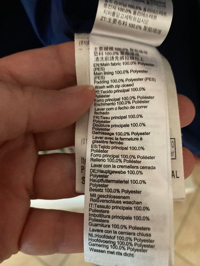 Giubbino Decathlon bimba 8 anni