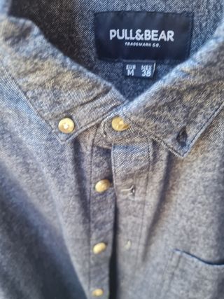 Camisa gris Pull&Bear - Hombre