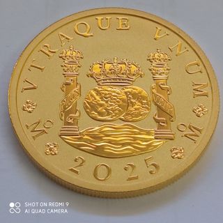 Onza Oro 2025 - Moneda Columnario.