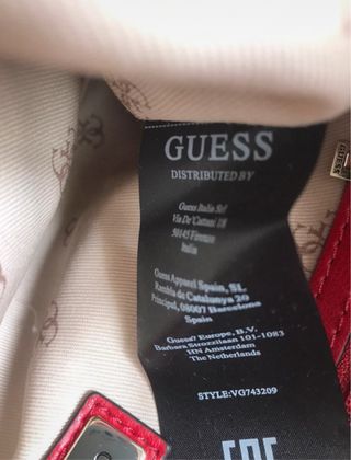 Bolso Guess rojo