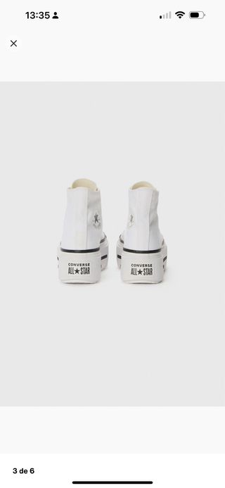 Converse All Star blancas plataforma