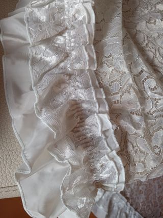 Tende pizzo bianche - 2 teli