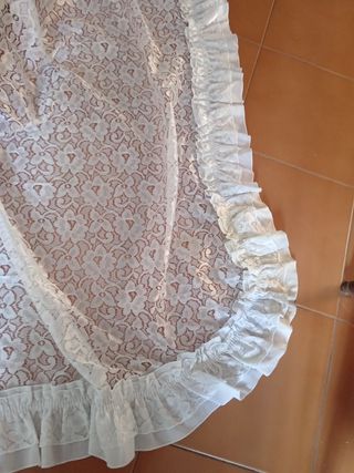 Tende pizzo bianche - 2 teli