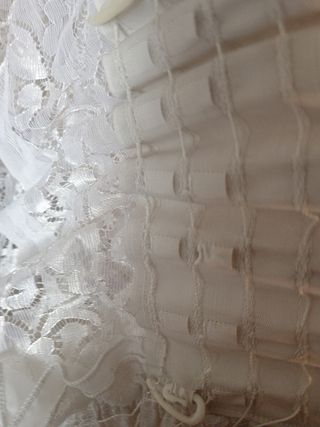 Tende pizzo bianche - 2 teli