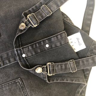 Peto vaquero negro - Vestido