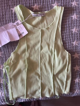 Top Pull&Bear verde talla S