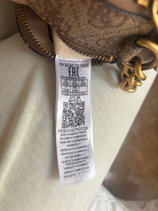 Bolso Guess marrón dorado