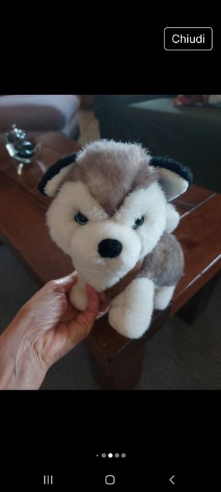 Peluche Husky Trudy Vintage 80s