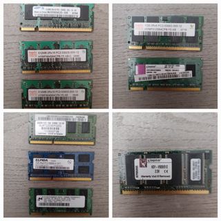 Memorias RAM Portátil SODIMM DDR DDR2 DDR3
