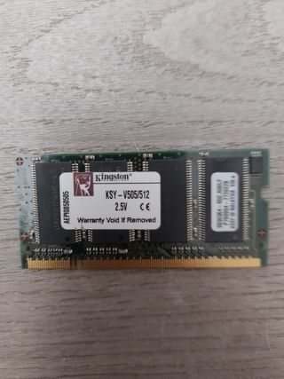 Memorias RAM Portátil SODIMM DDR DDR2 DDR3