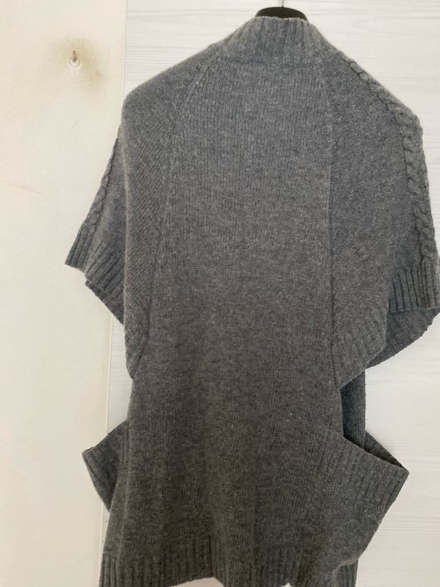  Cardigan Grigio a Pipistrello Donna