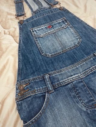 Salopette in Jeans con Minigonna