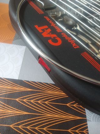 Parrilla eléctrica doble Italiana.