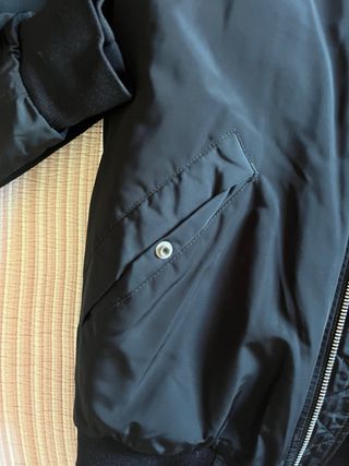 Chaqueta bomber Pull&Bear negra - M