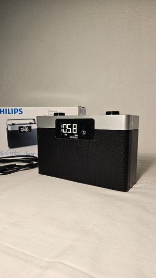 Radio Philips portatile - Nero/Argento