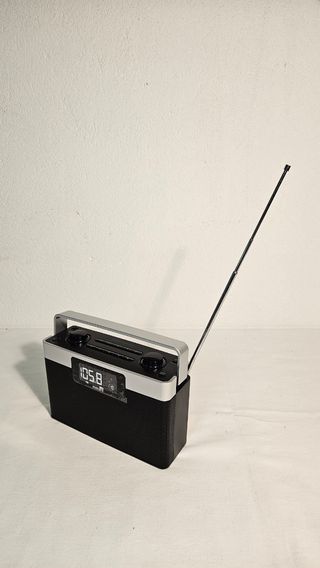 Radio Philips portatile - Nero/Argento