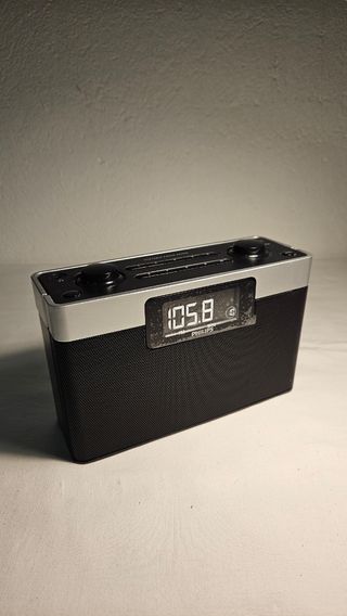 Radio Philips portatile - Nero/Argento