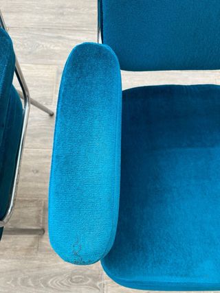 2 Sillas Vintage Azul | Años 70