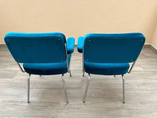 2 Sillas Vintage Azul | Años 70