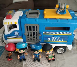 Camión SWAT Pinypon + 4 figuras