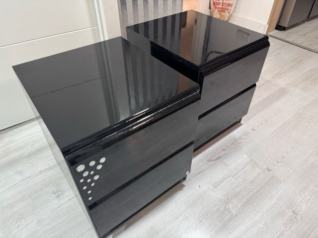 CABECERO CAMA, CÓMODA ,MESILLAS Y ESPEJOS