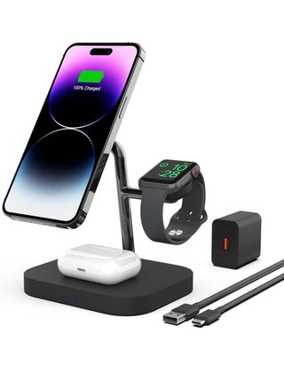 Cargador Magnético 3 en 1 Para Apple