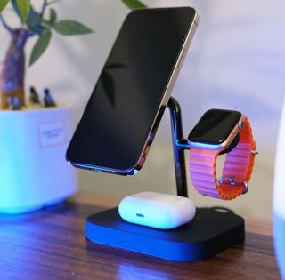 Cargador Magnético 3 en 1 Para Apple