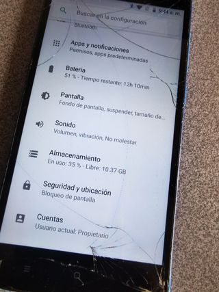 Xiaomi Redmi Go Azul - Pantalla rota