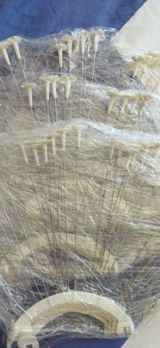 Lámpara colgante blanca diente león