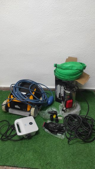 Dolphin E20 - Limpiafondos piscina + bomba achique