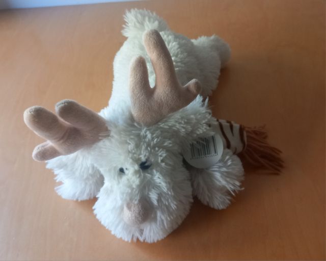 Reno peluche blanco | Nuevo