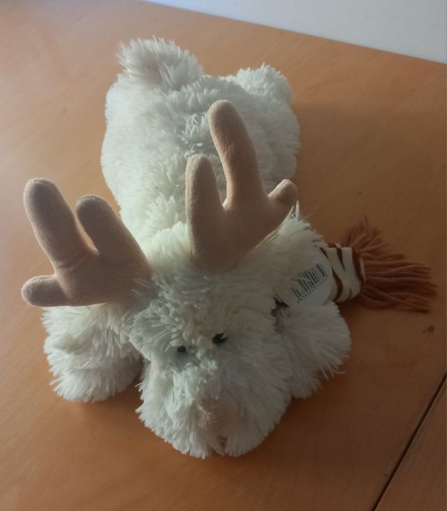 Reno peluche blanco | Nuevo