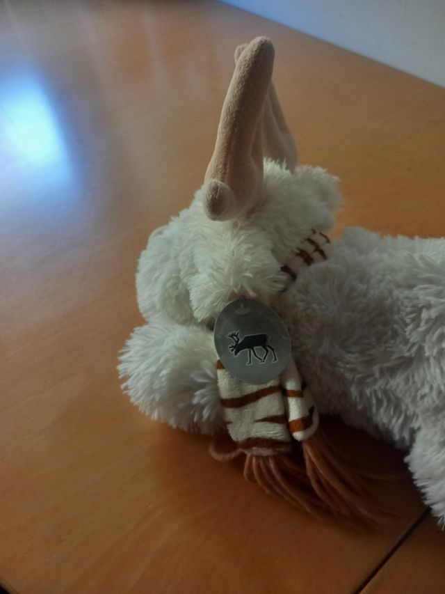 Reno peluche blanco | Nuevo