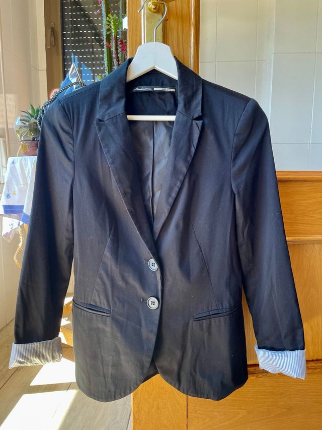 Americana negra Stradivarius XS