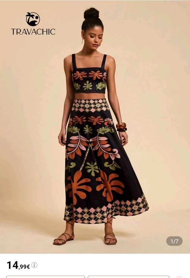 Conjunto Travachic - Top y Falda