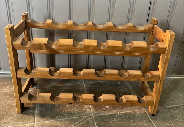 Botellero madera - 18 botellas