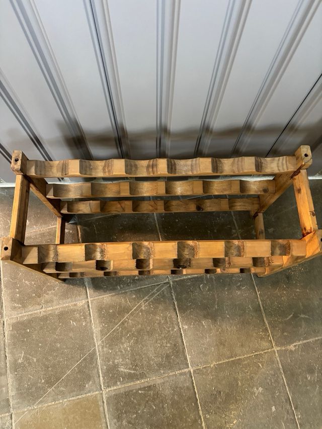 Botellero madera - 18 botellas