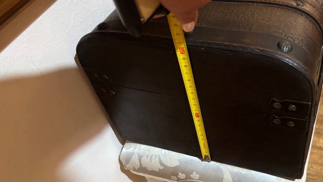 Baúl Vintage Piel y Madera