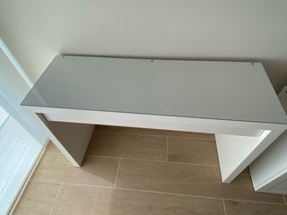 Tocador MALM blanco IKEA, escritorio, recibidor