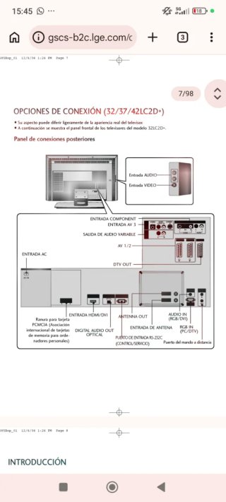 Television LG 32"