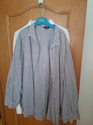 Camisa rayas azul y blanca Couchel