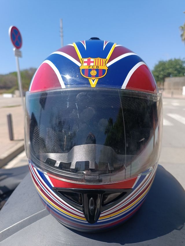 Casco moto Barça talla M/L