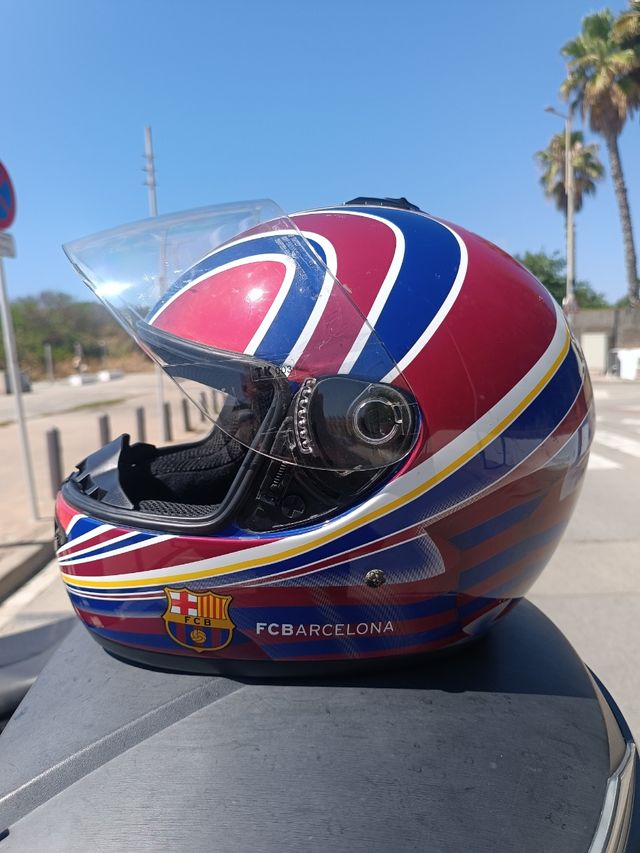 Casco moto Barça talla M/L