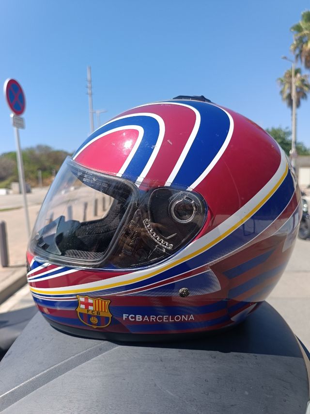 Casco moto Barça talla M/L